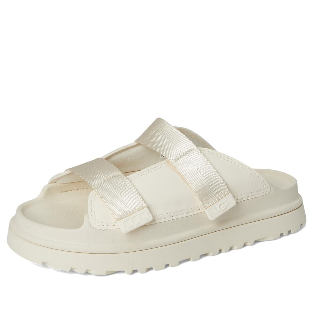 UGG Big Kids K Goldenglow Slide Sandal, Jasmine, 5